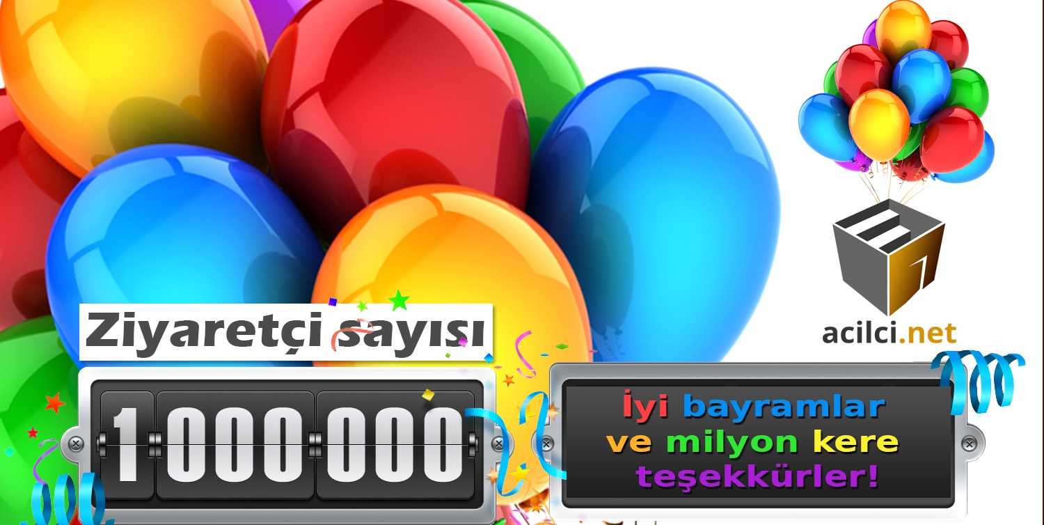 Bayramınız 1 milyon kere kutlu olsun! 1